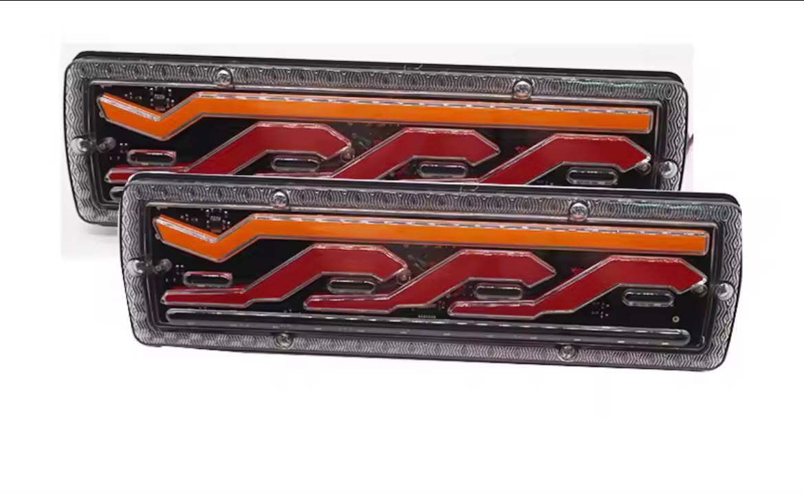 זוג פנסים אחוריים LED למשאית